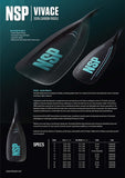 NSP SUP Paddle - Vivace 79 Carbon Fix