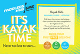 Kayak sessions for Kids